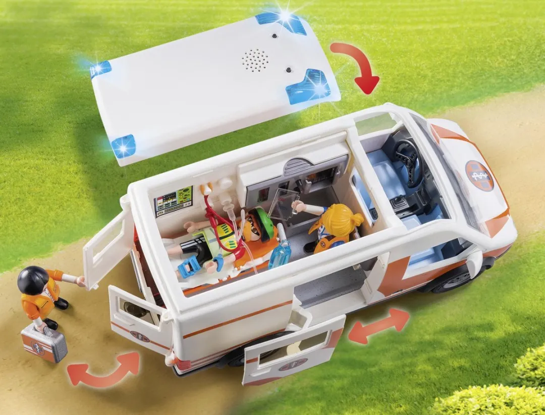 Playmobil City Life Ambulance 70049 - Multicolor - afbeelding 6 van 6