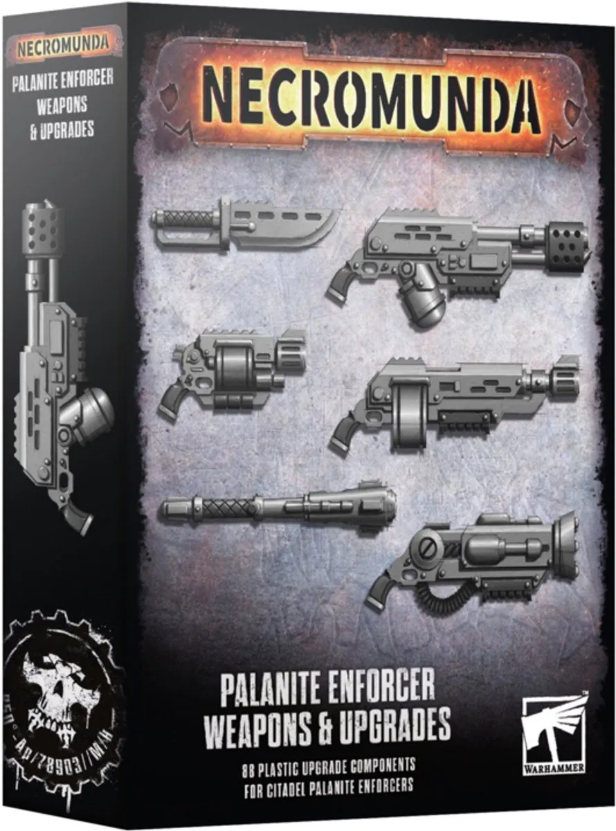 Games Workshop Necromunda Palanite Enforcer - 88 Onderdelen