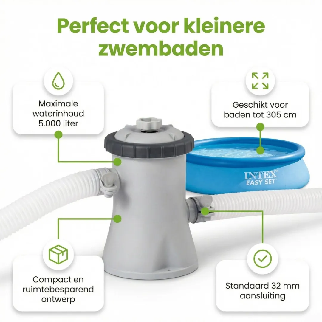 Intex 28602GS Filterpomp 1250 l/u - 32mm