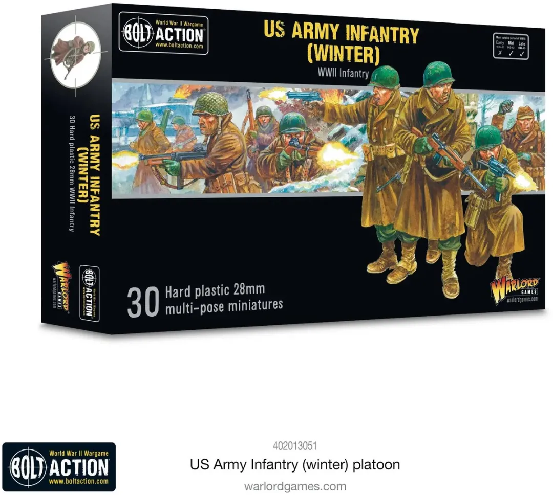 Warlord Games US Army Platoon Winter Bolt Action