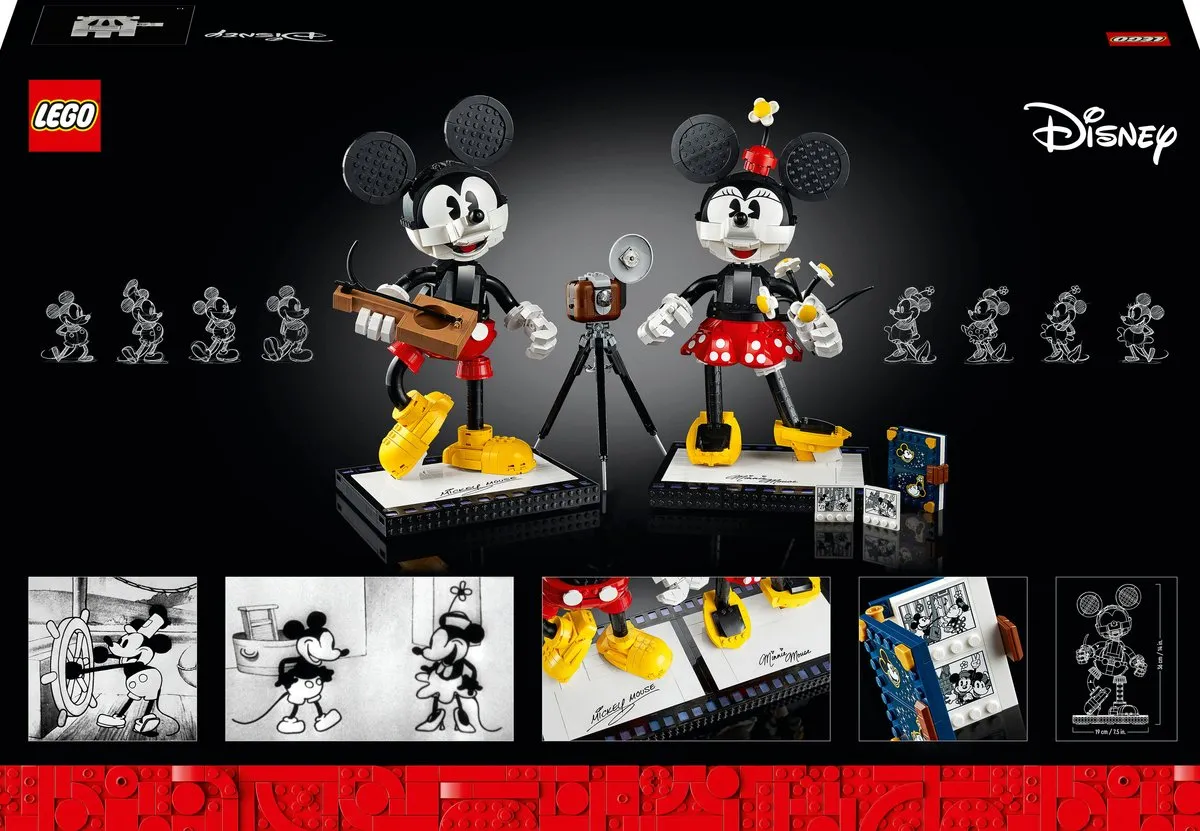 LEGO Disney Mickey Mouse & Minnie Mouse 43179 - 1739 Stukken - Meerkleurig - afbeelding 2 van 6