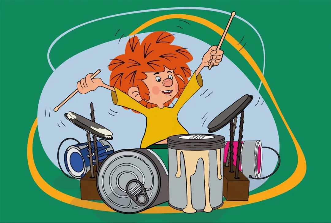 Schmidt Spiele Pumuckl Drums Puzzel 60 Stukjes