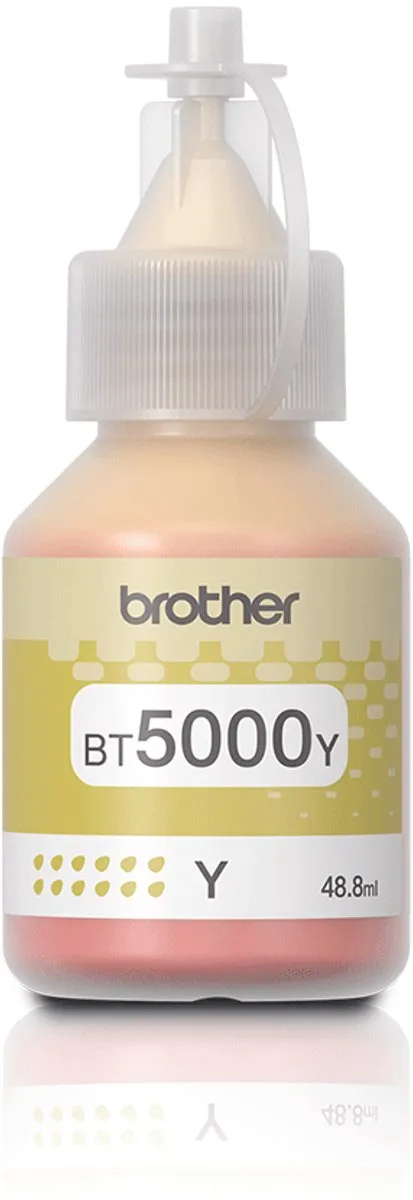 Brother BT5000Y Inktcartridge Geel - 5000 pagina's