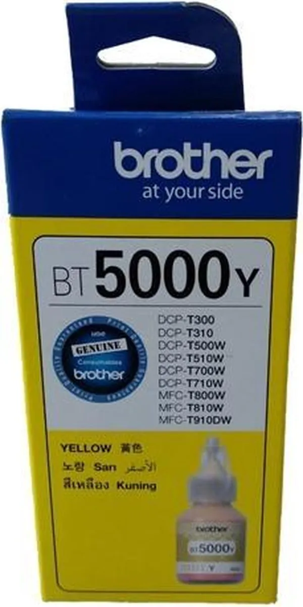 Brother BT5000Y Inktcartridge Geel - 5000 pagina's