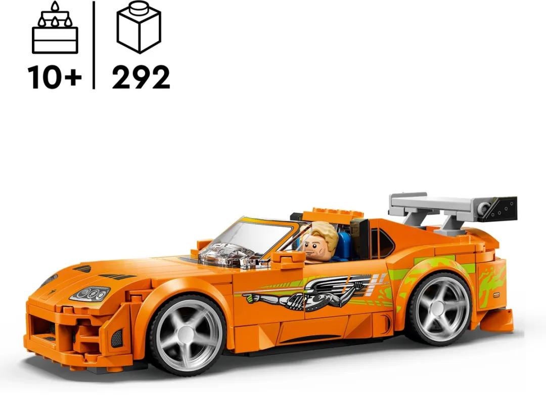 LEGO Speed Champions Toyota Supra MK4 77260 - 292 Stukken - Multicolor