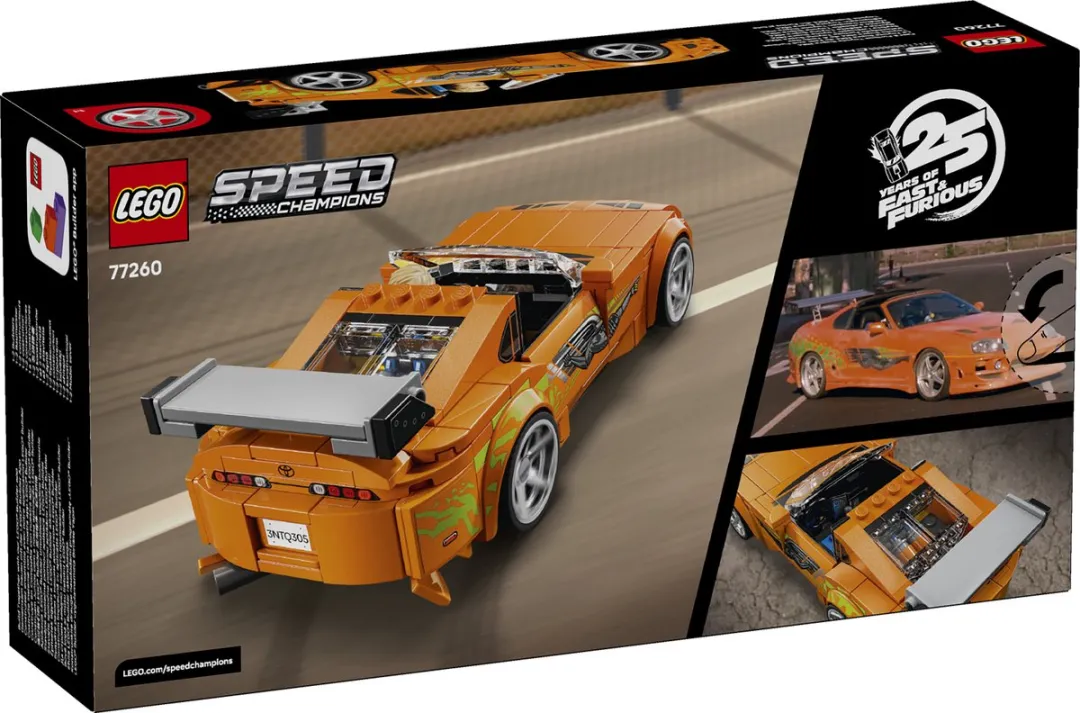 LEGO Speed Champions Toyota Supra MK4 77260 - 292 Stukken - Multicolor