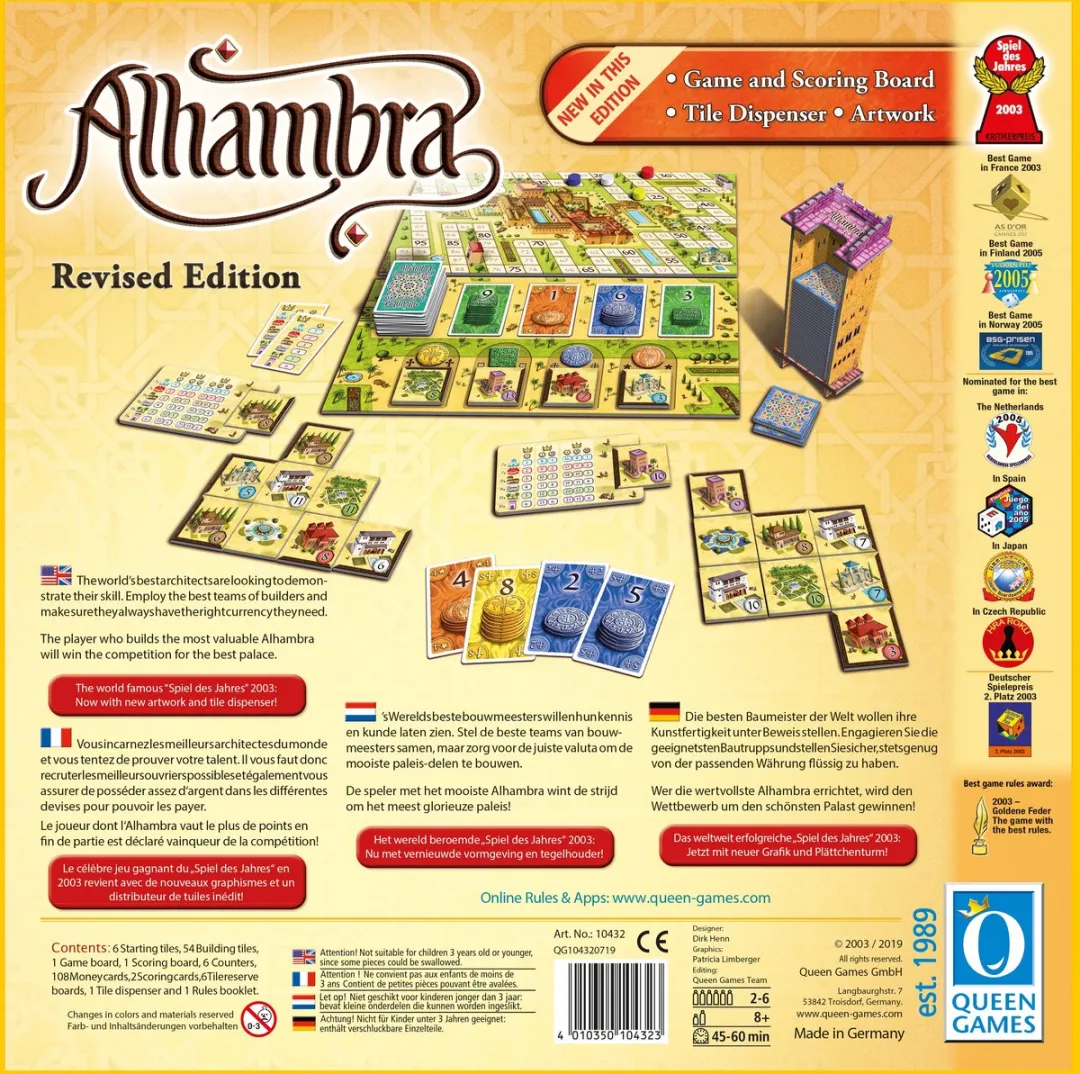 Queen Games Alhambra Bordspel - 2-6 Spelers