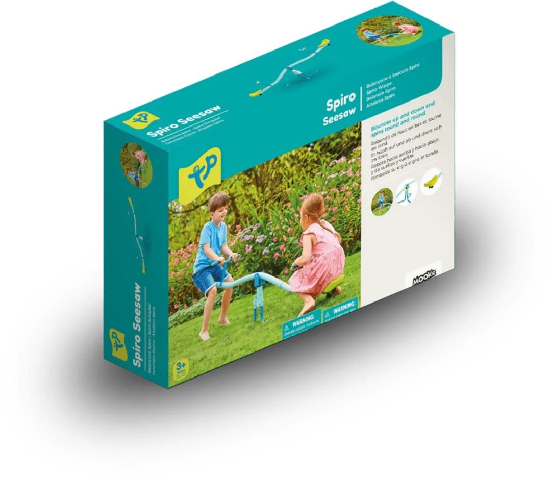 TP Toys Spiro 360° Draaibare Wipwap - Blauw/Groen