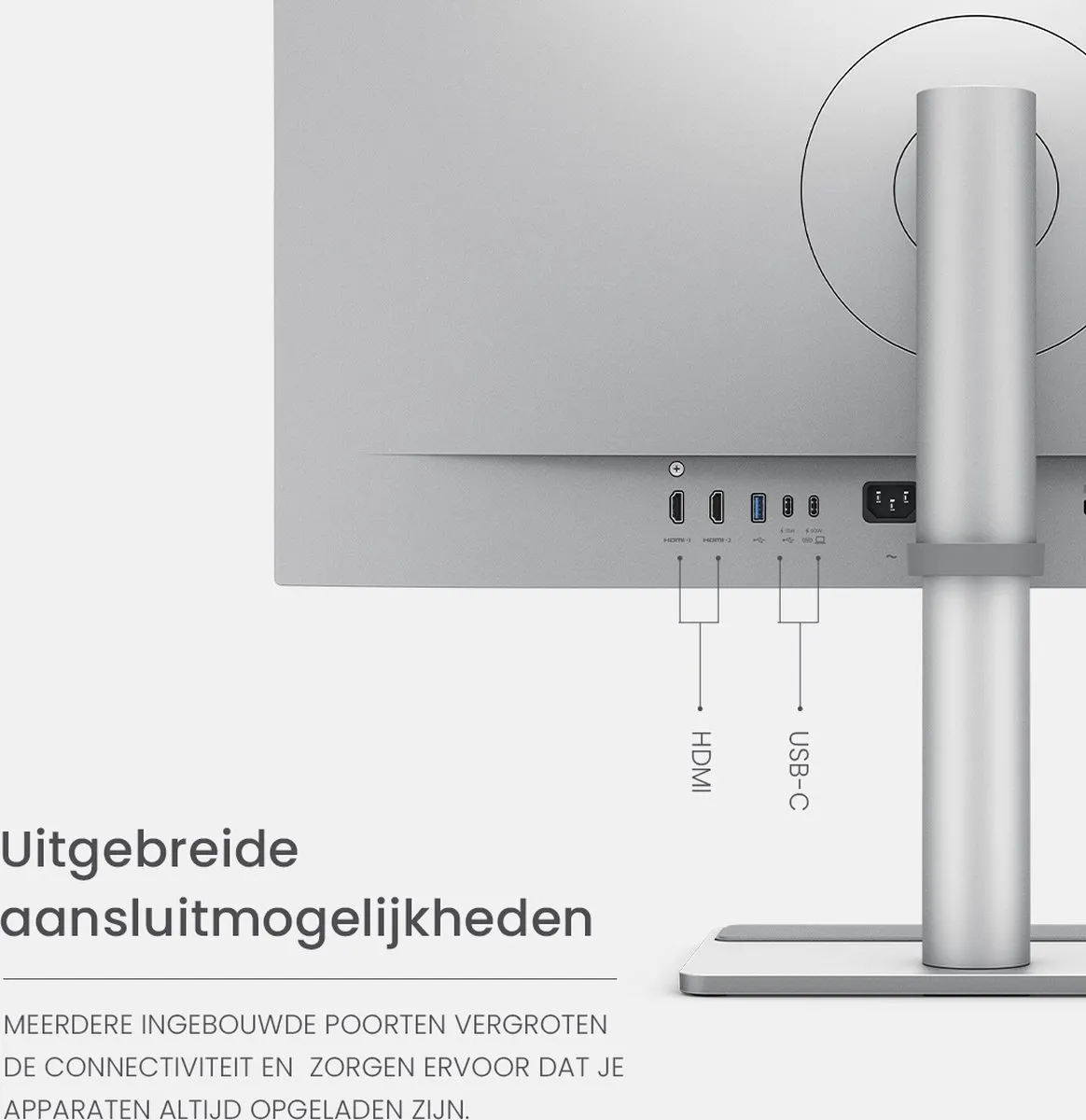 BenQ Mac Monitor MA270U 27 inch - 4K UHD - 2x HDMI 2.0/2x USB-C 90W