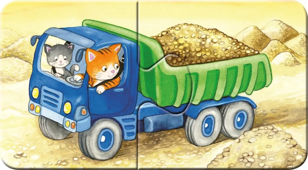 Ravensburger My First Dieren in de Bouw Puzzels 18 Stuks - Multicolor - afbeelding 2 van 6
