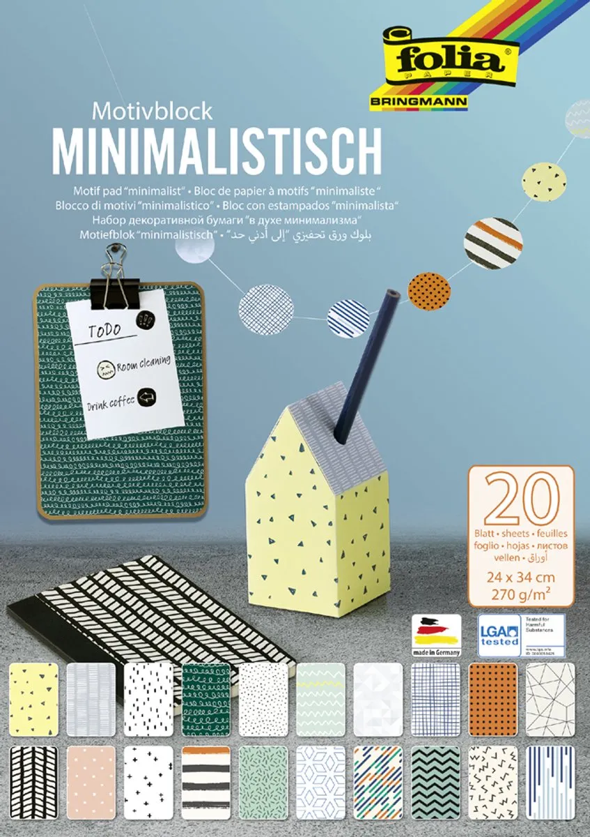 Folia Motivpapier Minimalistisch 240x340mm