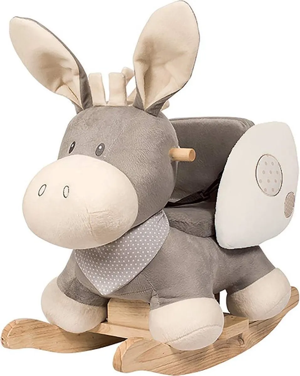 Nattou Cappuccino Hobbelpaard Ezel 60cm