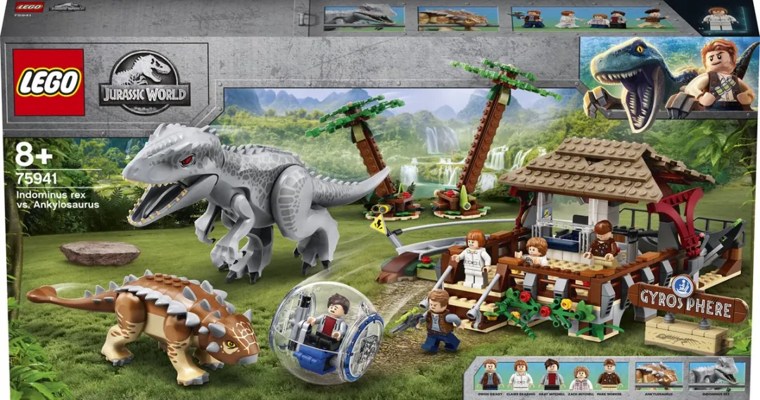 LEGO Indominus Rex vs. Ankylosaurus 75941 - 537 Stukken - afbeelding 2 van 6