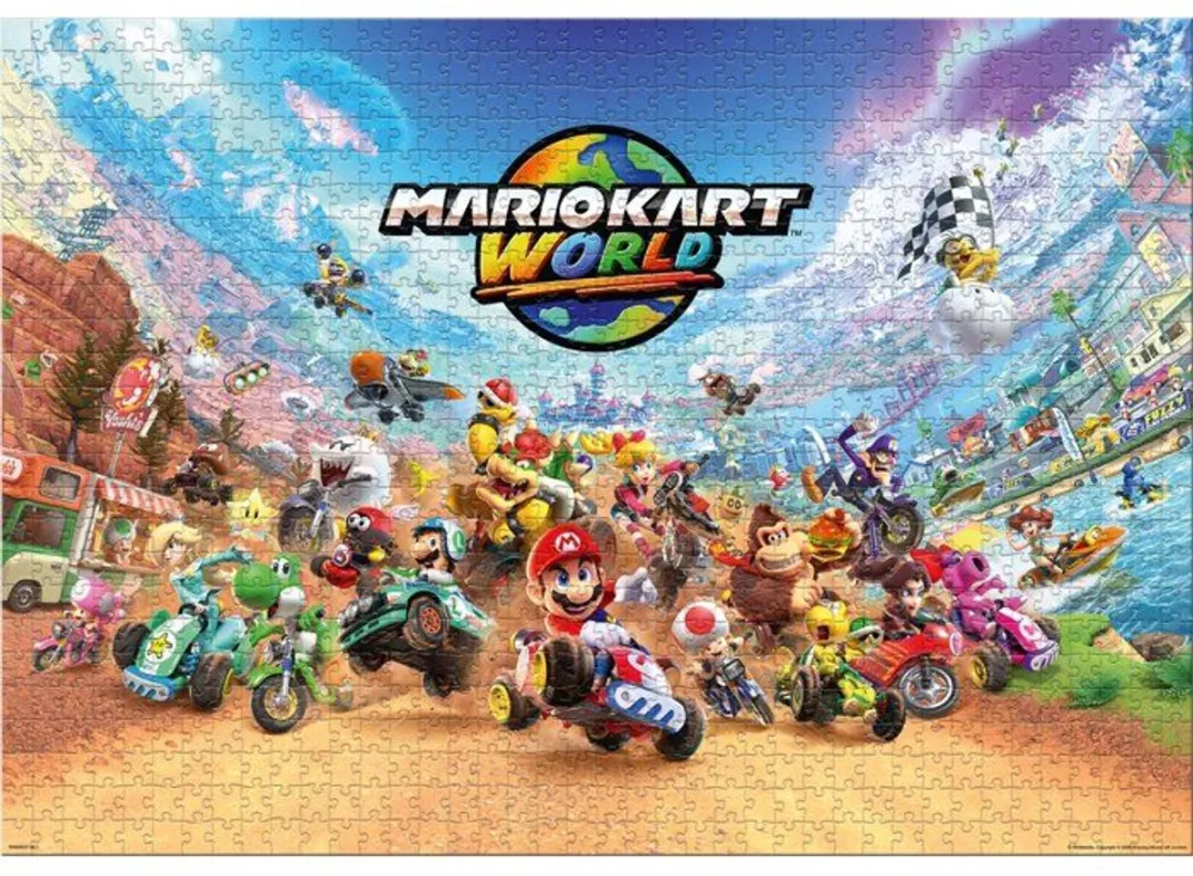 Winstigende Zetten Mario Kart Wereld Puzzel 1000 Stuks