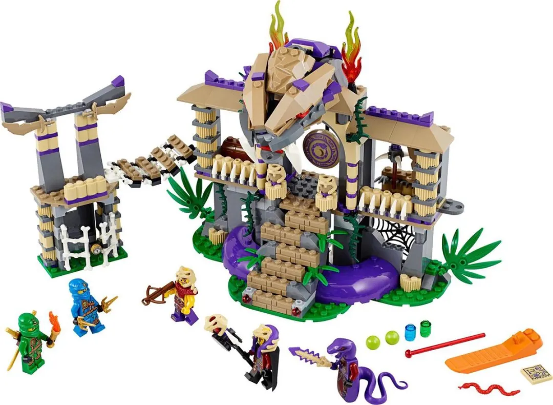 LEGO Slangenpoort 70749 - 529 Stukken - 5 Minifiguren - Rood
