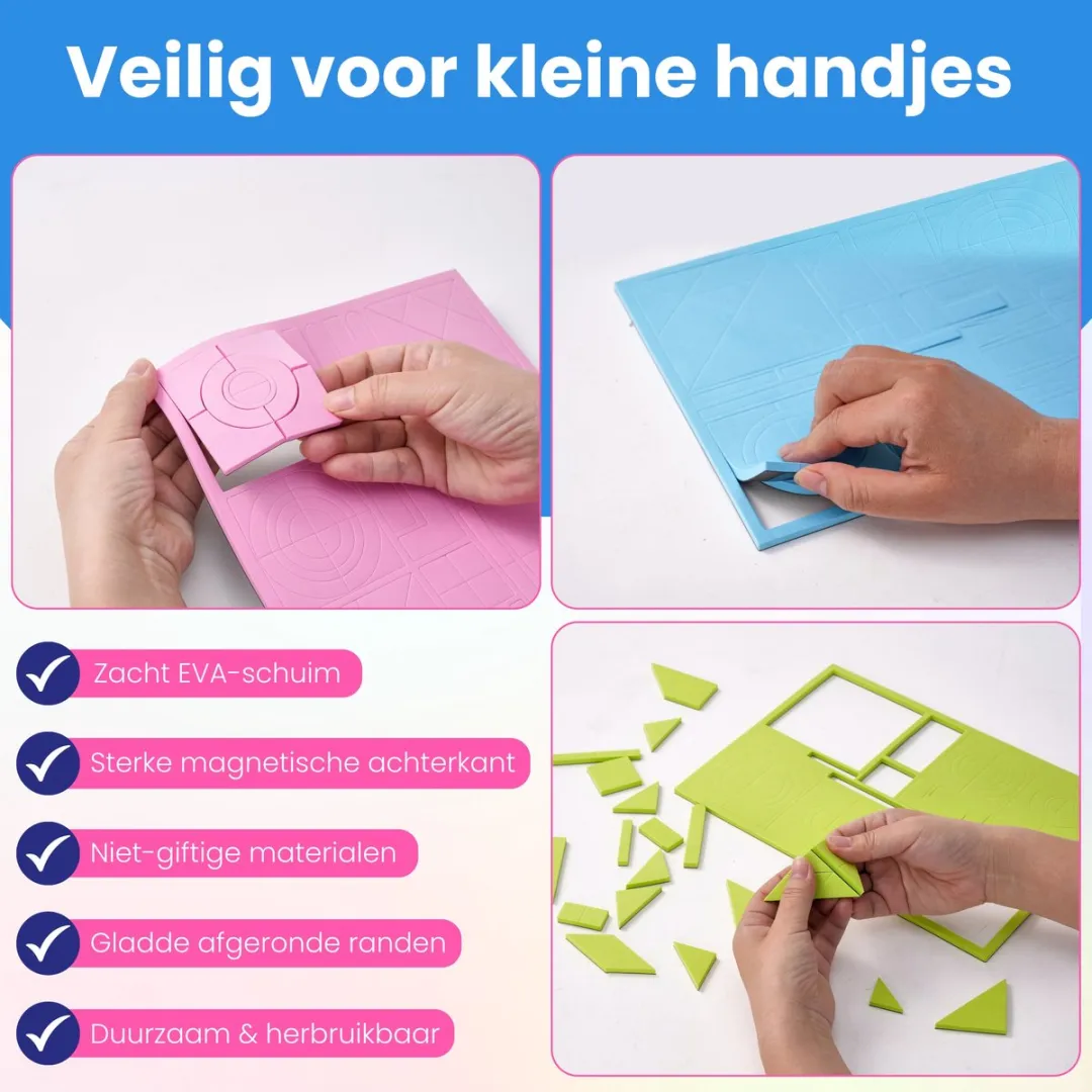 LiasToys Magic Shape Set 454 Magnetische Vormen - Regenboog - afbeelding 6 van 6