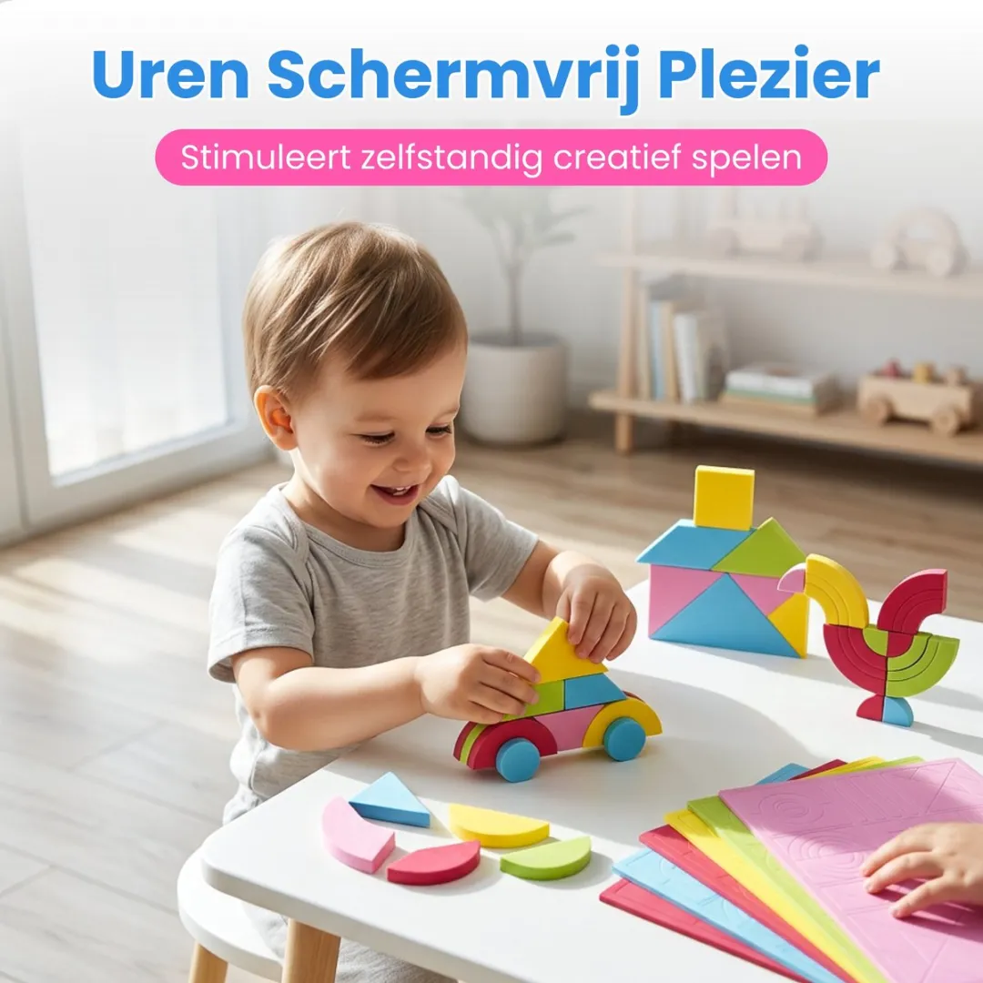 LiasToys Magic Shape Set 454 Magnetische Vormen - Regenboog