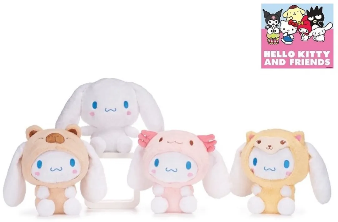 Hello Kitty Cinnamoroll Pluche Knuffel 27cm - Kat
