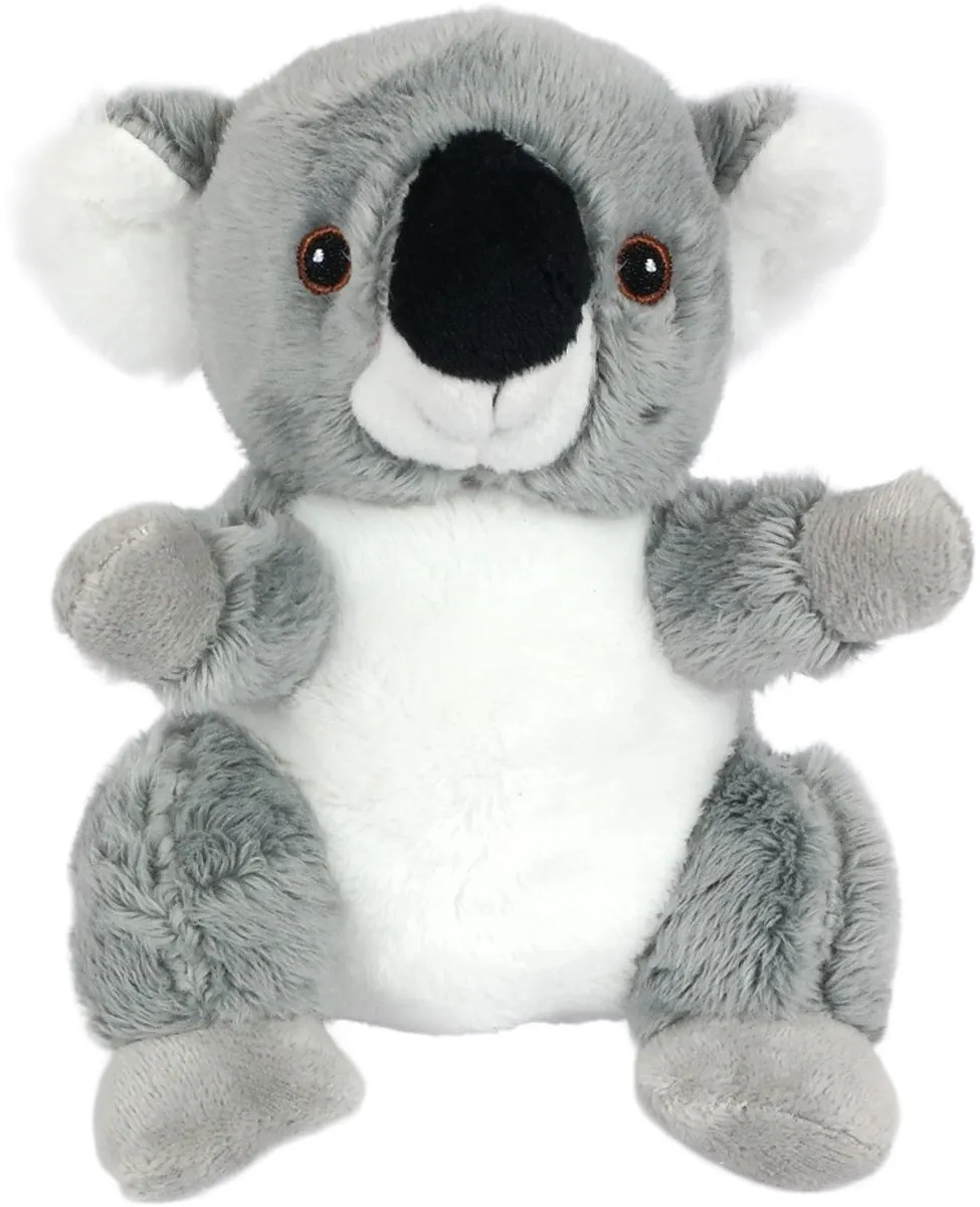 PIA Soft Toys Knuffelkoala 13cm - Grijs/Wit/Zwart
