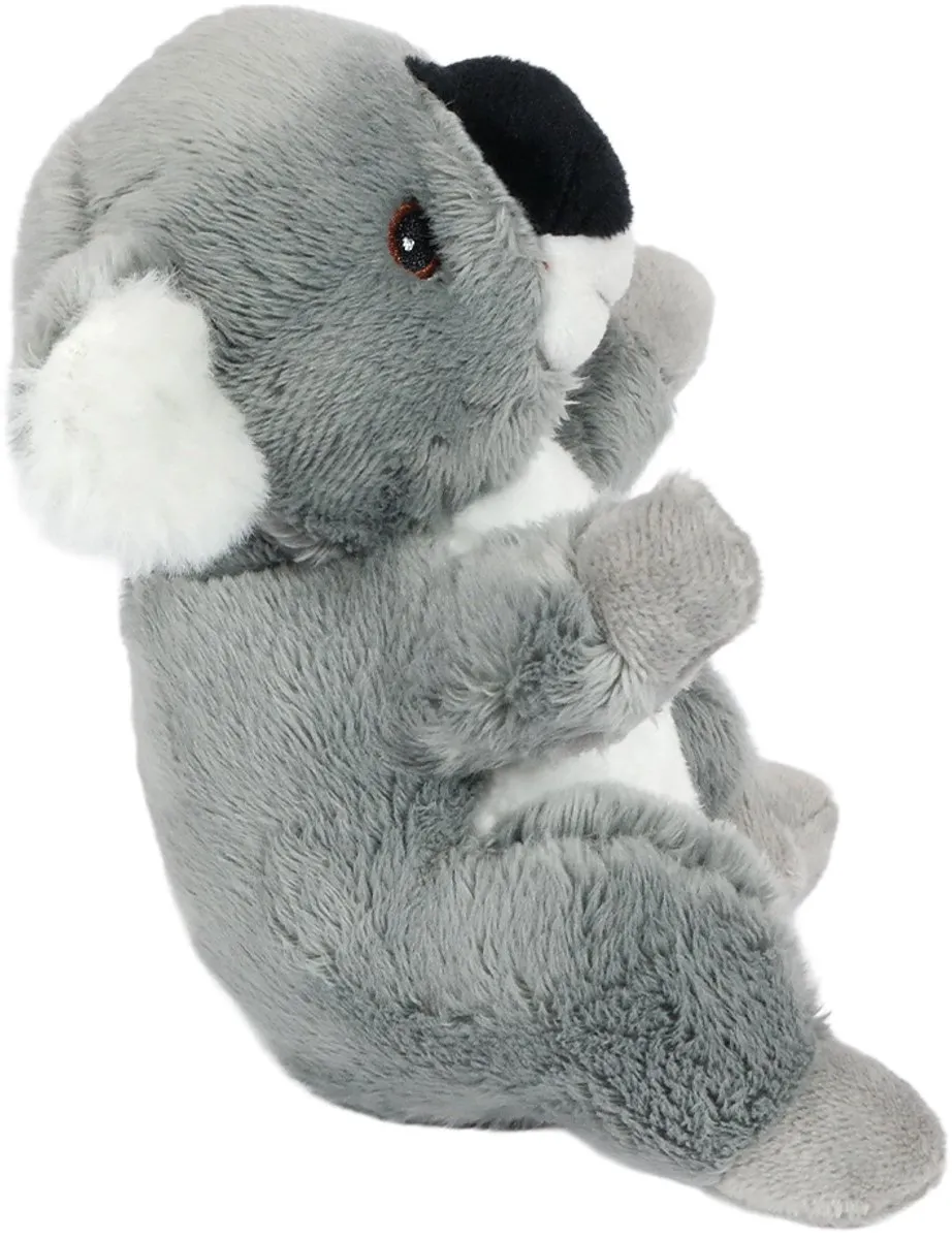 PIA Soft Toys Knuffelkoala 13cm - Grijs/Wit/Zwart