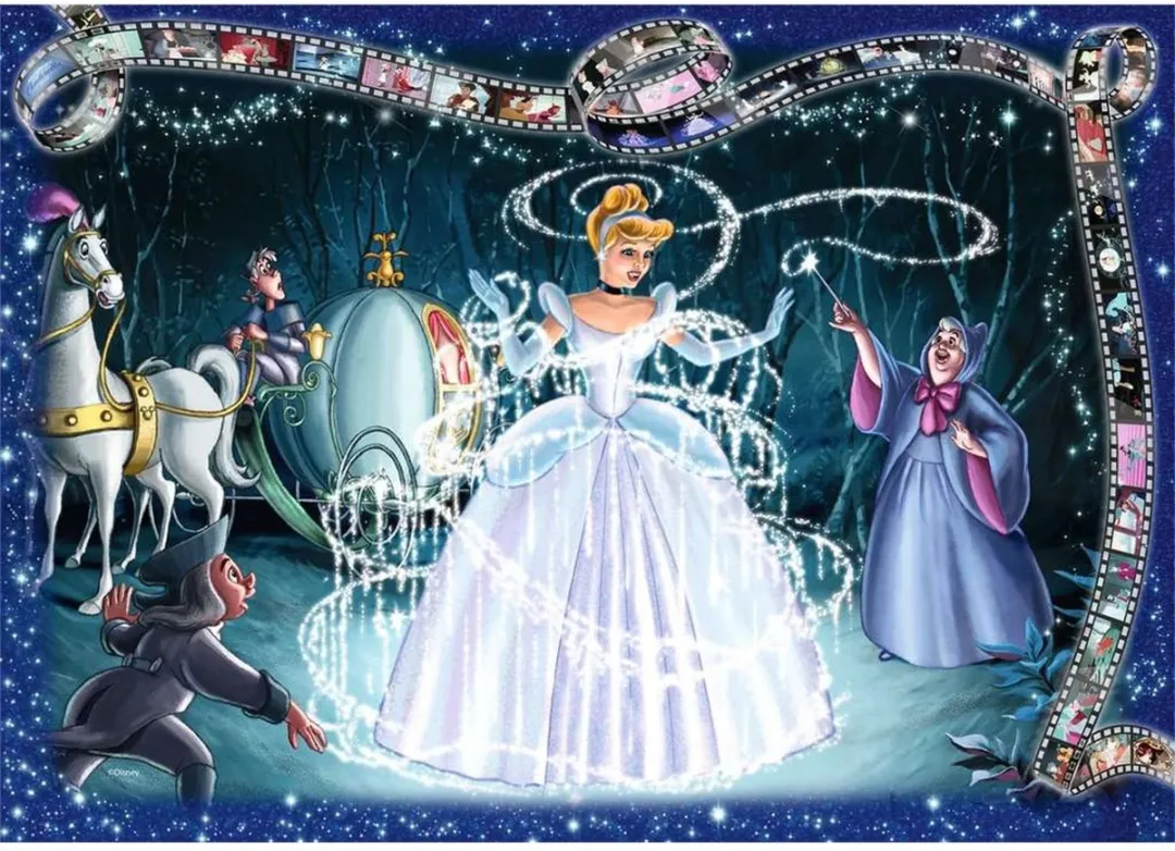 Ravensburger Disney Princess Cinderella Legpuzzel 1000 Stuks - Multicolor