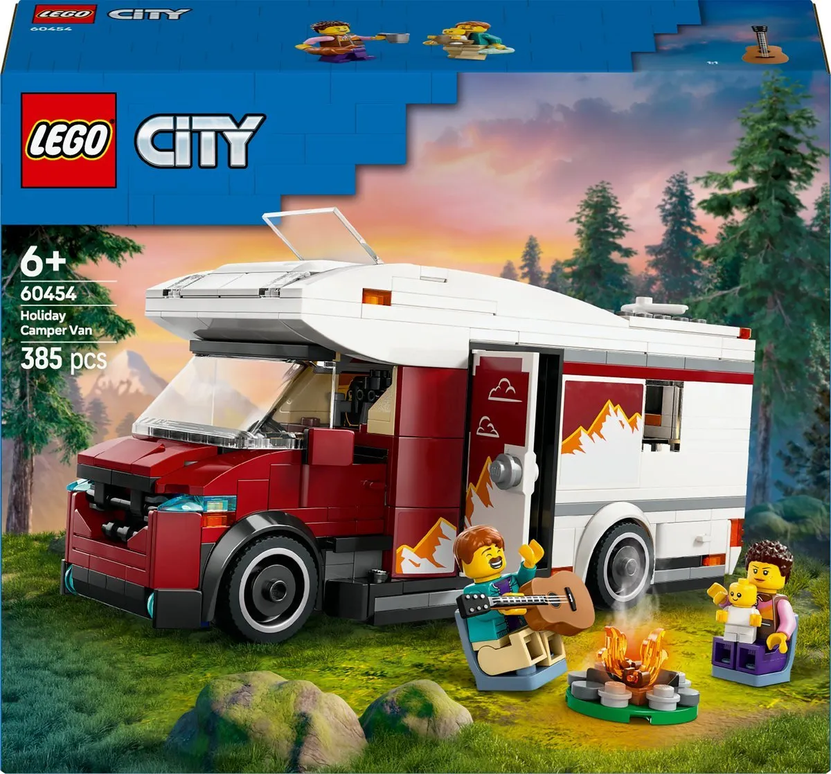 LEGO City Avontuurlijke Camper 60454 - 385 Stukken - 2 Minifiguren