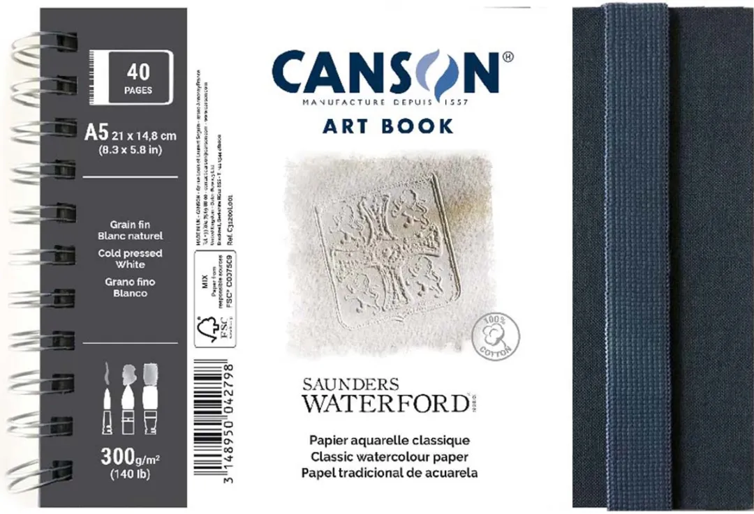 Canson Saunders Waterford A5 Schetsboek