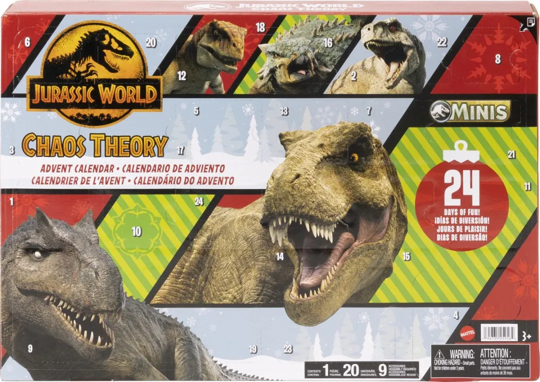 Mattel Jurassic World Minis Adventkalender JBG37 - Meerkleurig