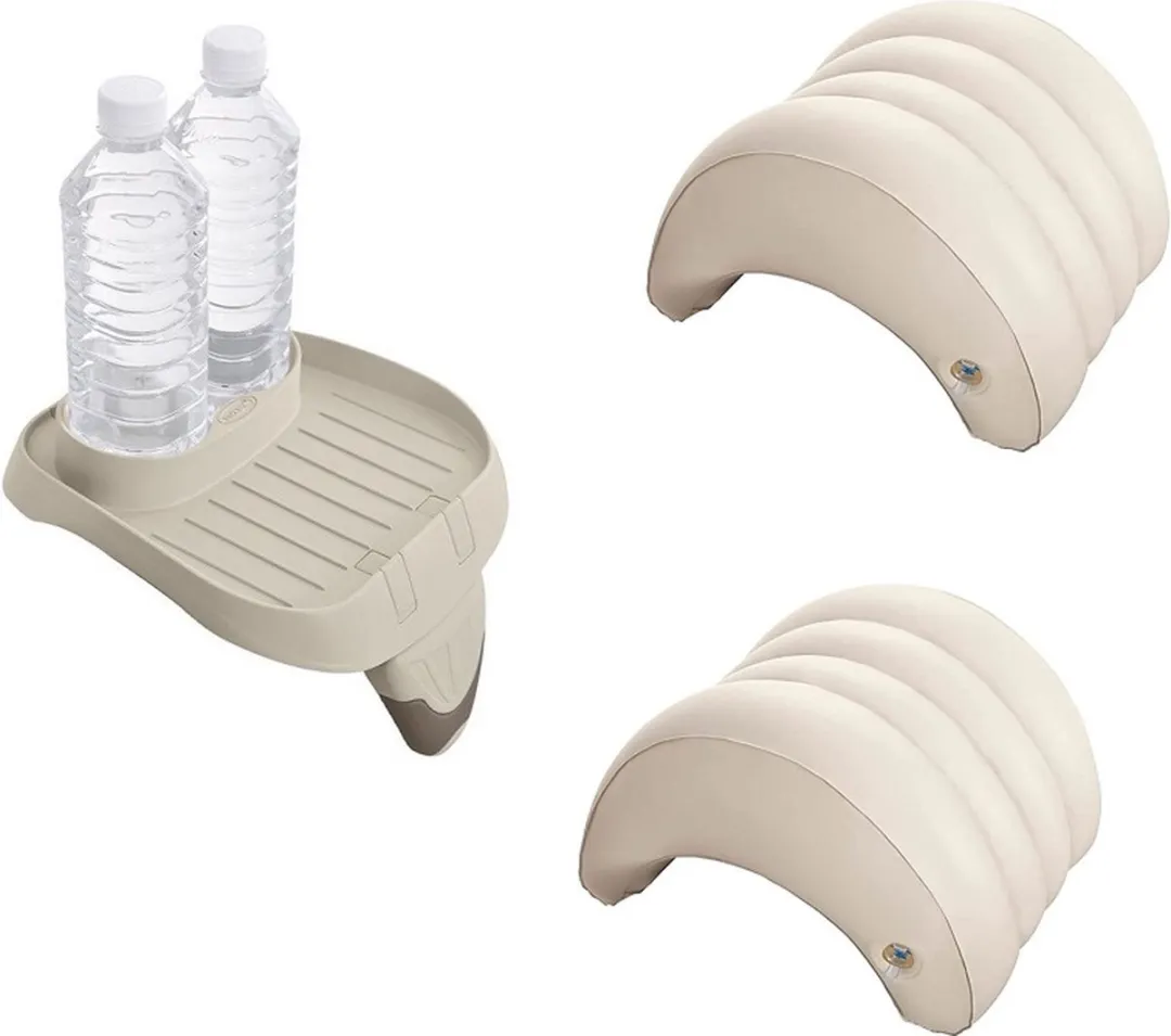 Intex Purespa Set Hoofdsteun & Bekerhouder
