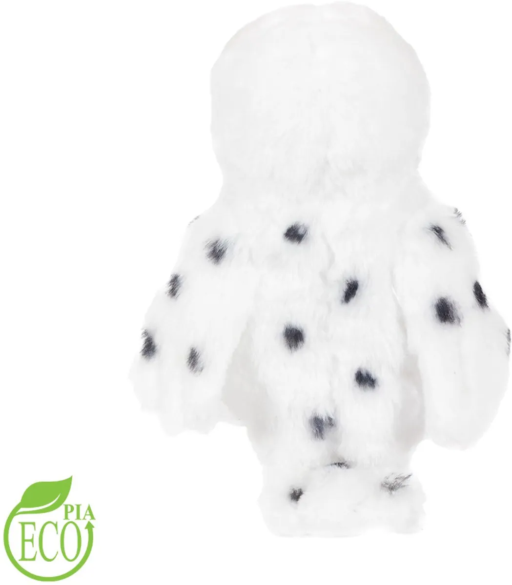 PIA Soft Toys Pluche Sneeuwuil Knuffel 17cm - Geel/Wit/Zwart