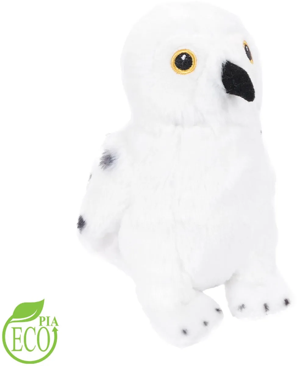 PIA Soft Toys Pluche Sneeuwuil Knuffel 17cm