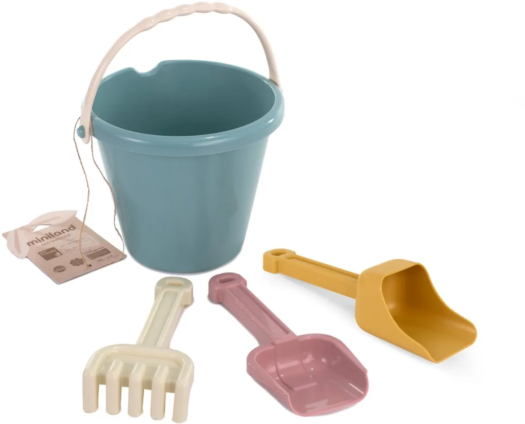 Miniland Outdoor Eco Zandspeelset Junior Roze - 18 Maanden - afbeelding 6 van 6