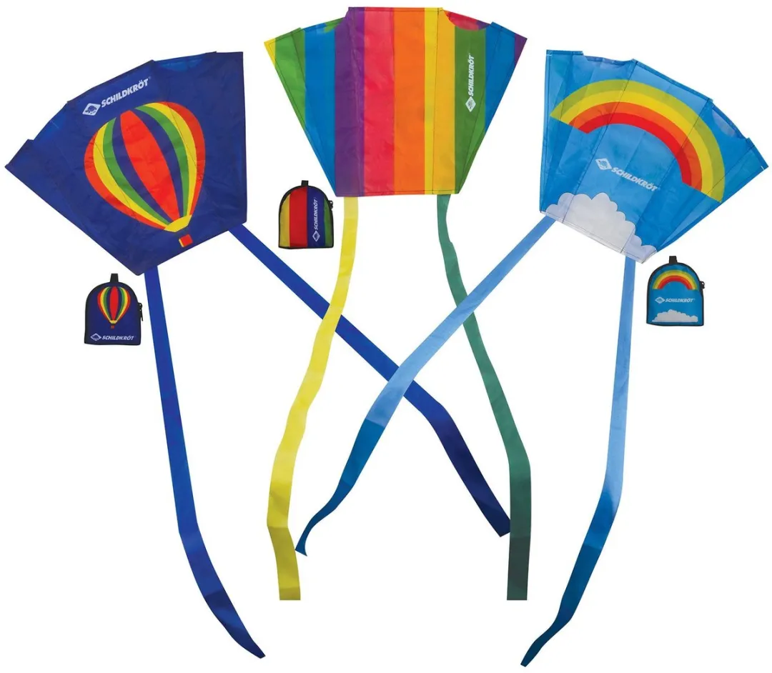 Schildkröt Pocket Kite L Vlieger - Ripstop polyester - Meerkleurig