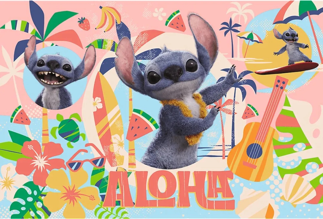 Trefl Disney Stitch Puzzel 100 Stuks - Meerkleurig