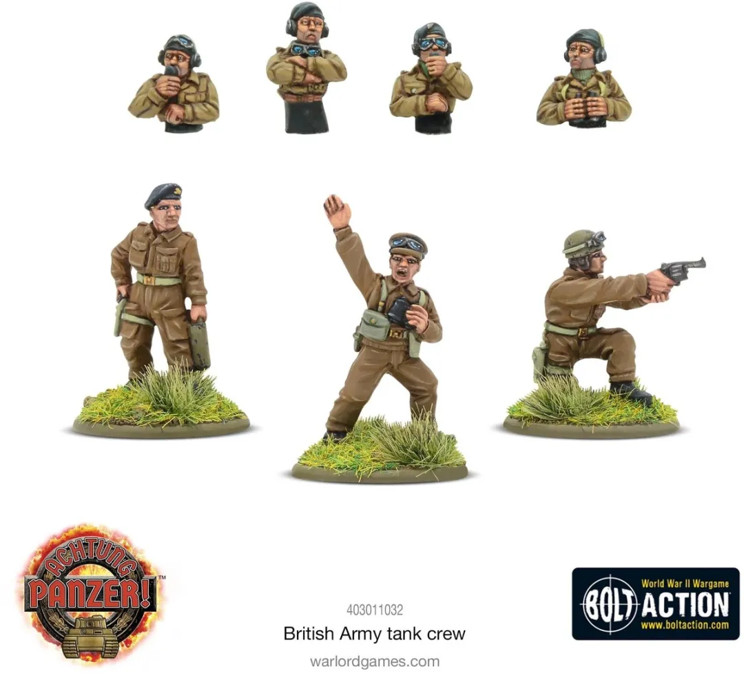 Warlord Games Achtung Panzer! British Army Tank Crew