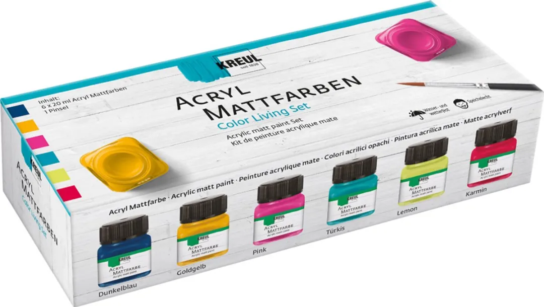 Kreul Acryl Matte Verf Levende Set