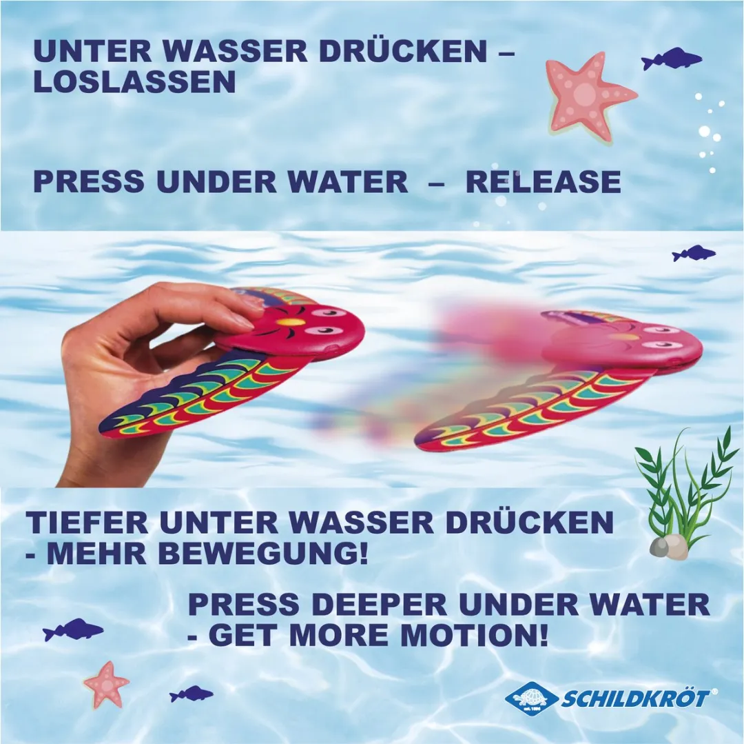 Schildkröt Glider Set Onderwater Speelgoed - Meerkleurig