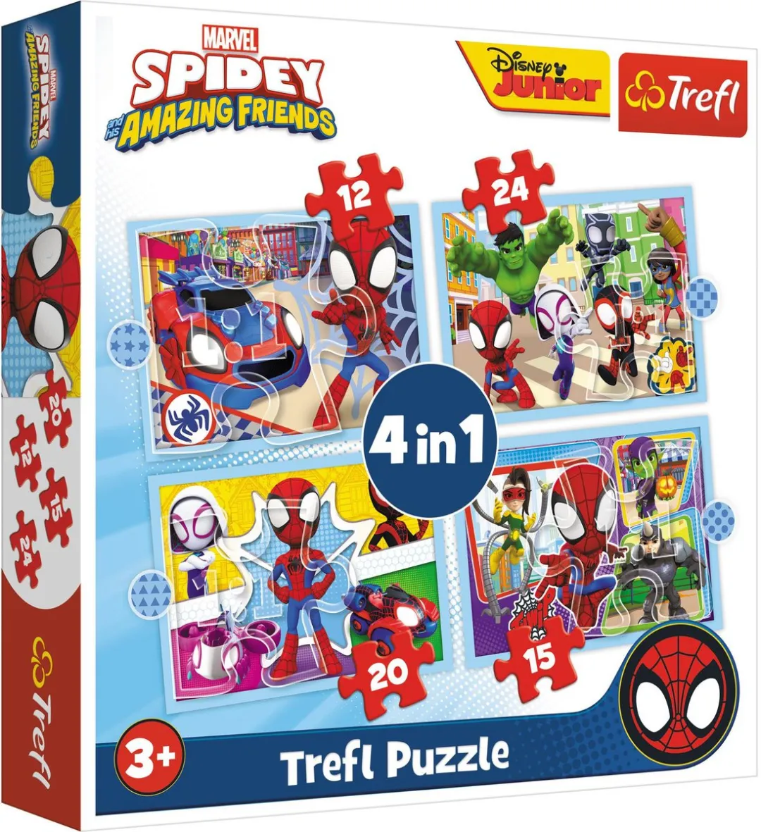 Trefl Spiday's Team 4-in-1 Puzzel 1000 Stuks - Meerkleurig