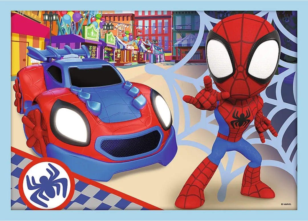 Trefl Spiday's Team 4-in-1 Puzzel 1000 Stuks - Meerkleurig