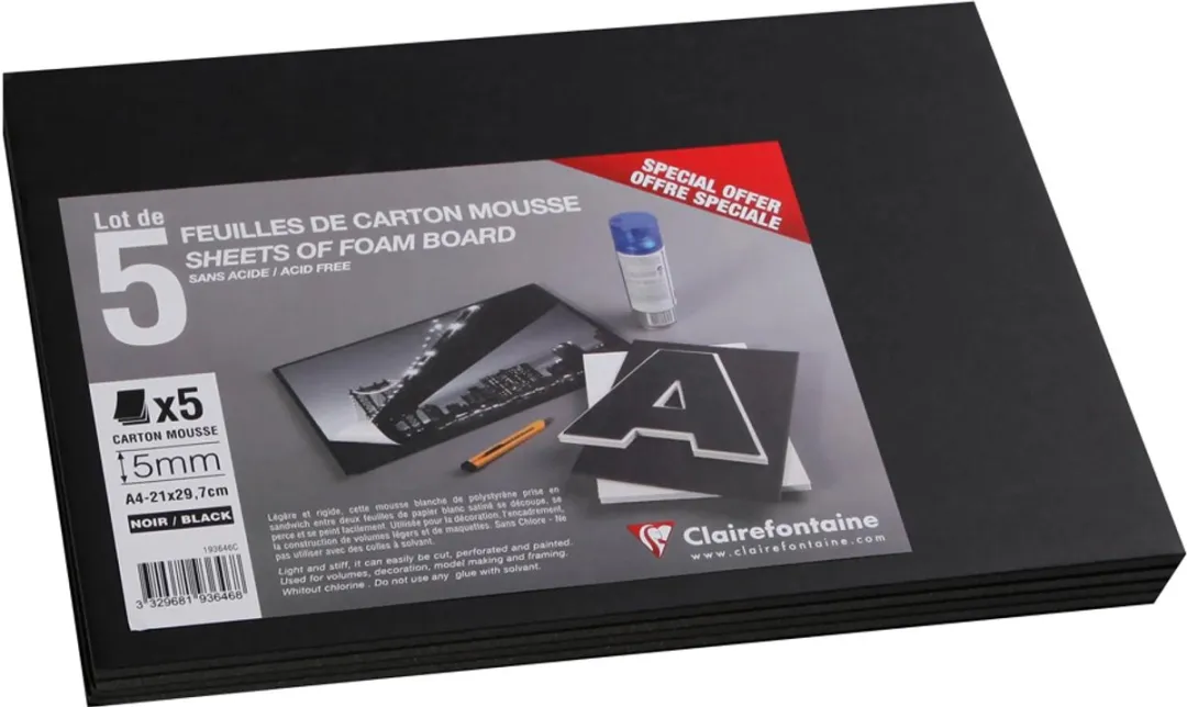 Clairefontaine Schuimkarton A4 3mm