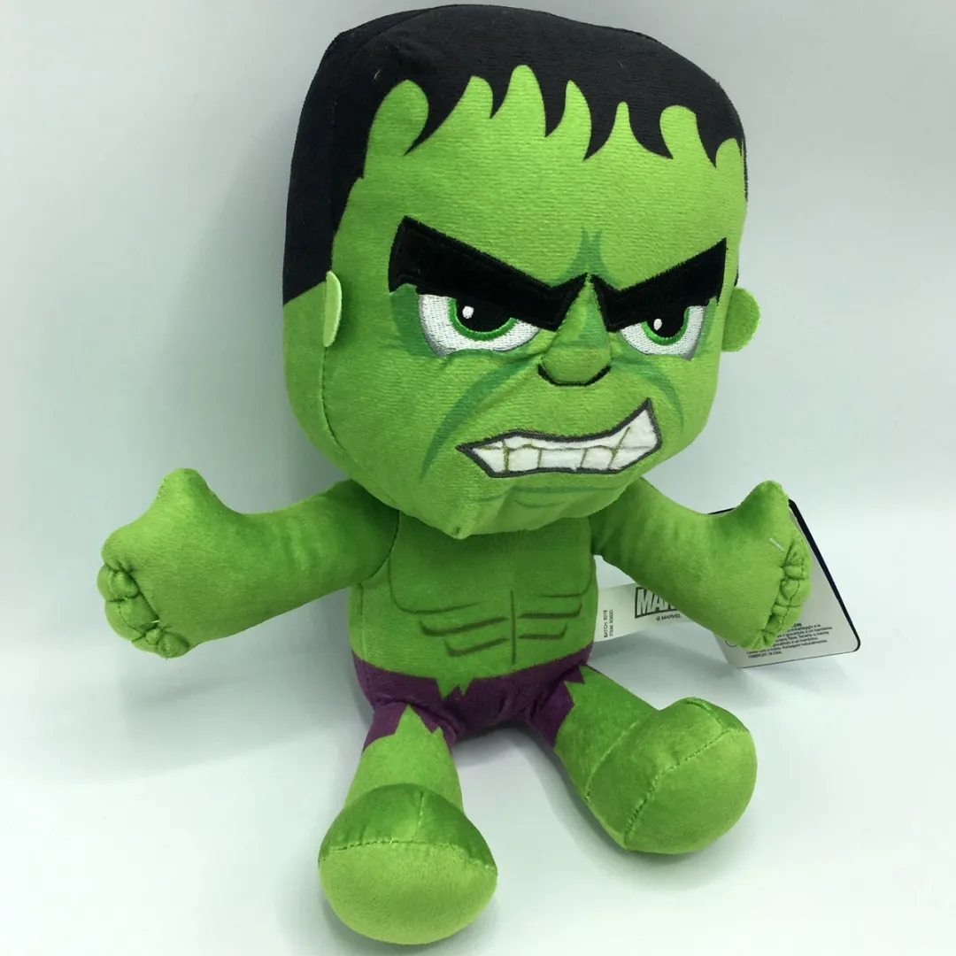 Marvel Hulk Avengers Endgame Pluche Knuffel 33cm - Groen