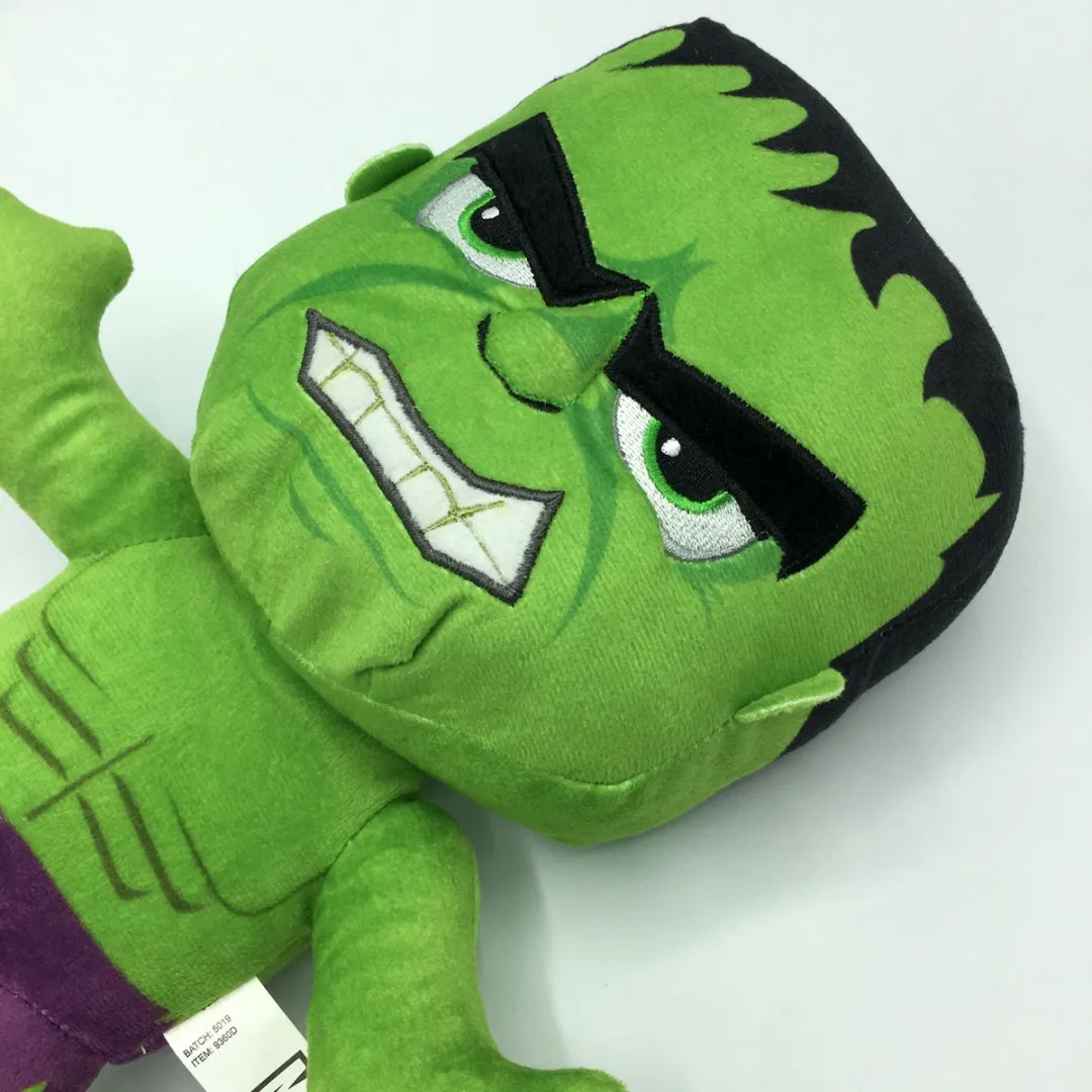 Marvel Hulk Avengers Endgame Pluche Knuffel 33cm - Groen - afbeelding 6 van 6