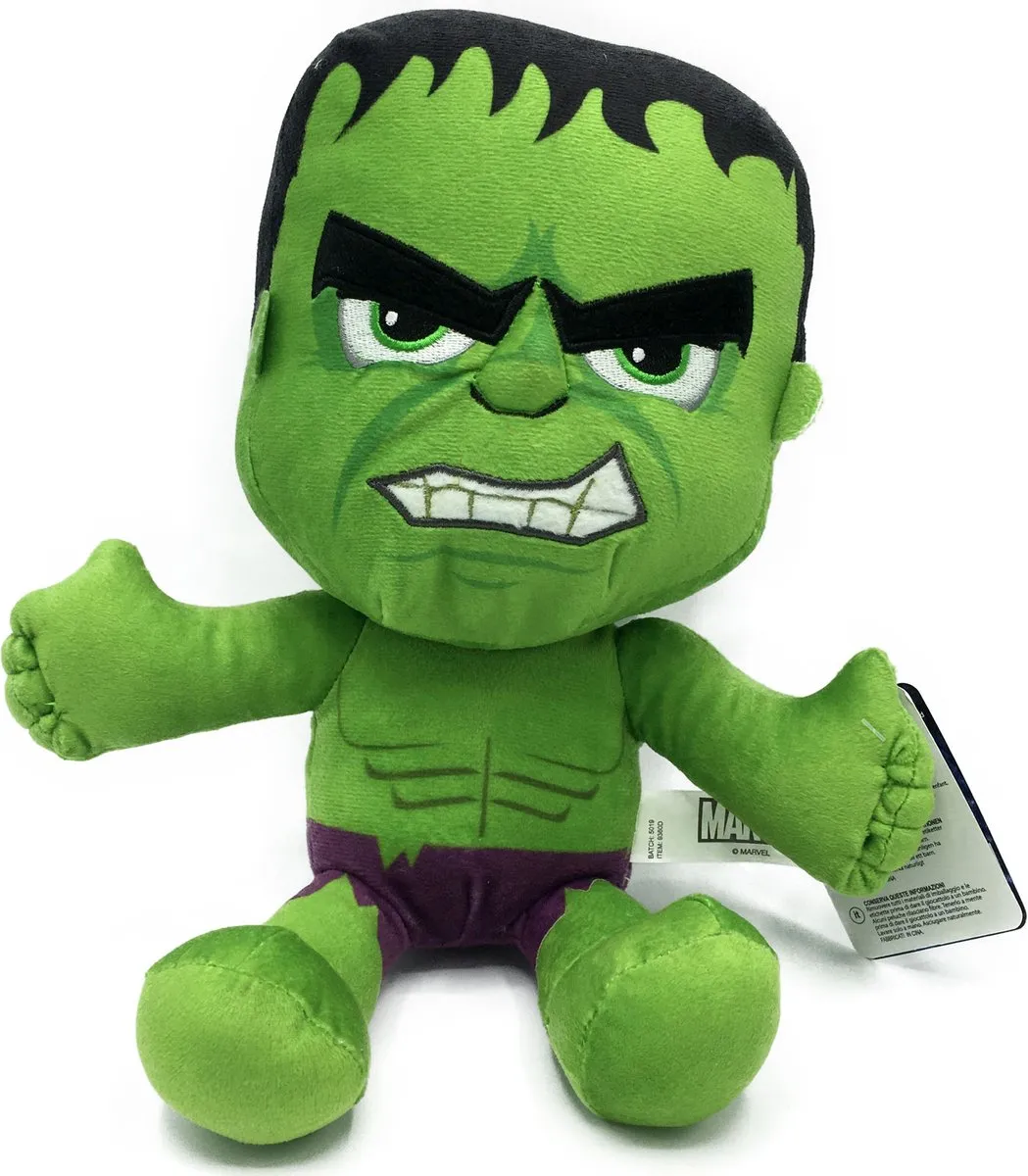 Marvel Hulk Avengers Endgame Pluche Knuffel 33cm - Groen