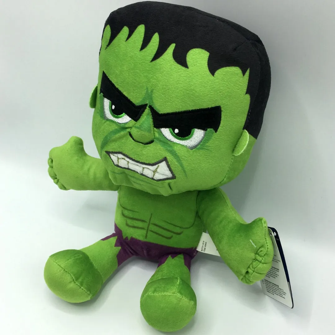 Marvel Hulk Avengers Endgame Pluche Knuffel 33cm - Groen