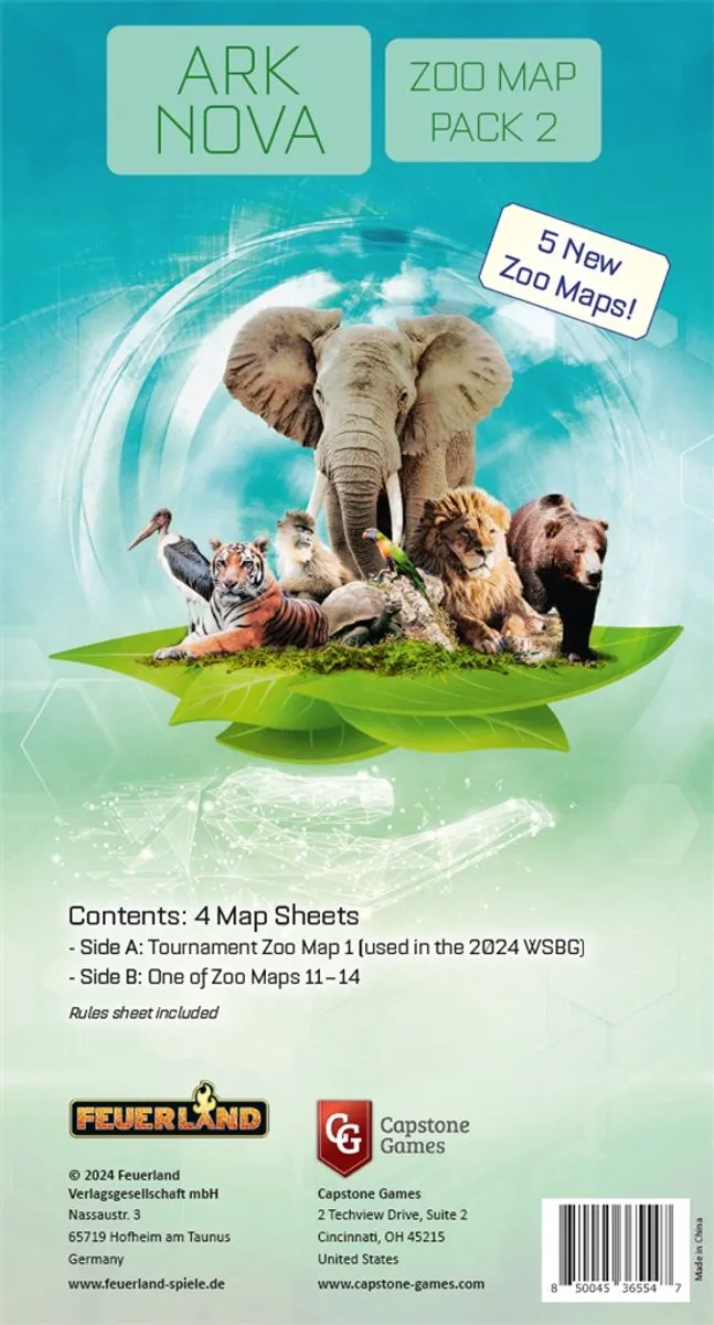 Asmodee Ark Nova Zoo Map Pack 2