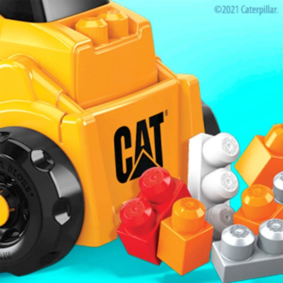 Mega Bloks First Builders Graafmachine HDJ29 - 10 Stukken - Zwart/Geel