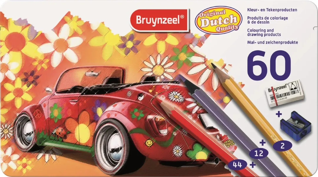 BRUYNZEEL Kleurblik 60-delig Assorti