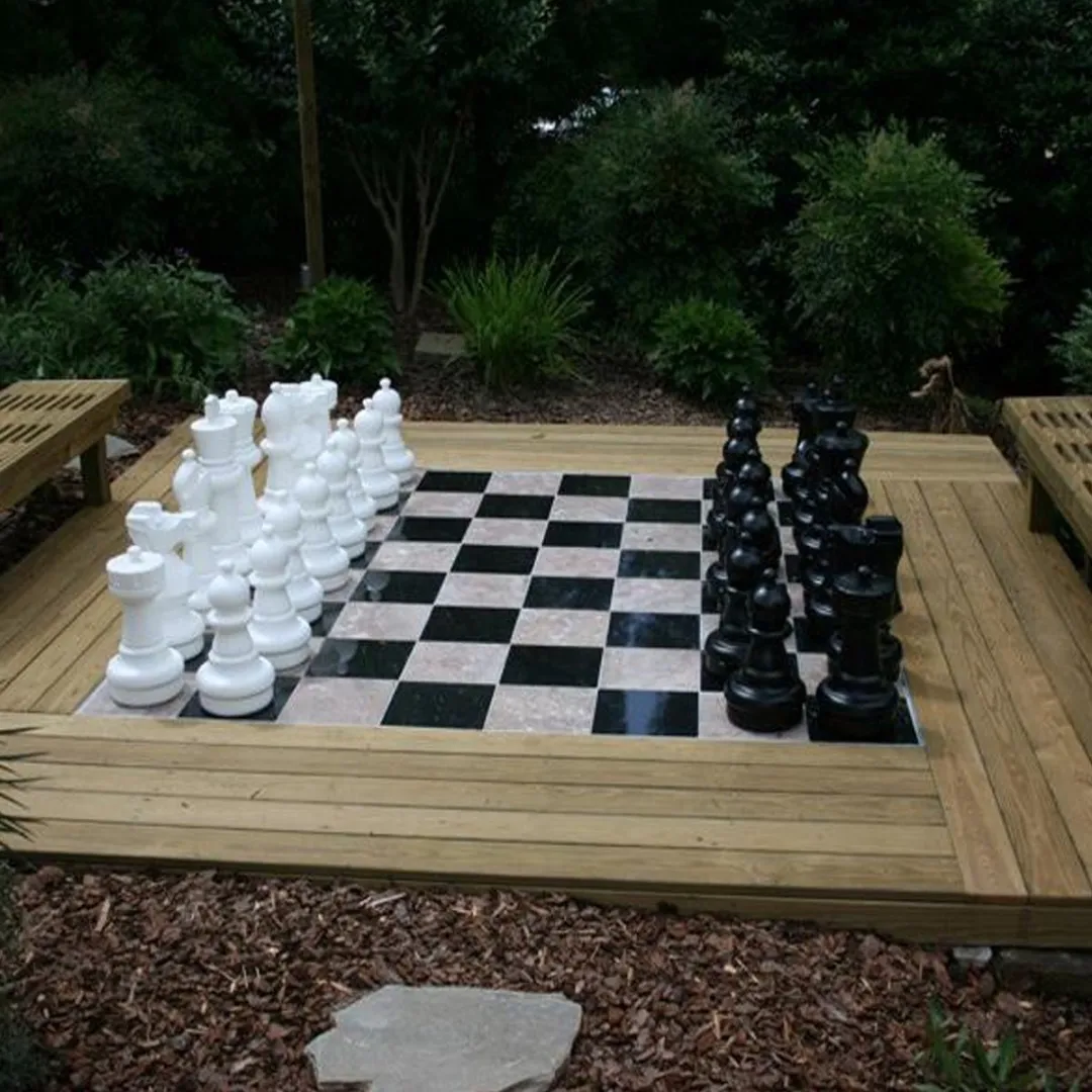 Ubergames XXXL Giga Schaakspel UG-350 - Stukken 64cm - UV-bestendig