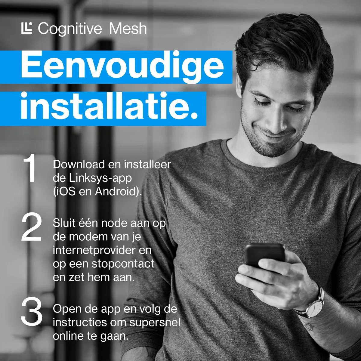 Linksys MX6202 Velop Pro - Mesh WiFi - WiFi Versterker - WiFi 6E - 5400 Mbps - 2-Pack - Wit