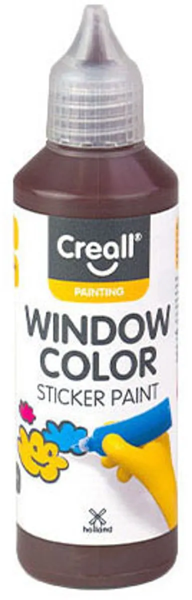 Creall Raamverf Bruin 80ml